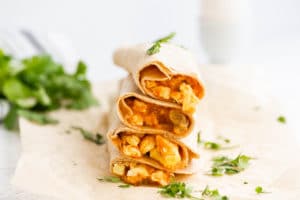 Cheese and Egg Breakfast Wrap