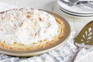 Coconut Cream Pie with Vanilla Wafer Crust
