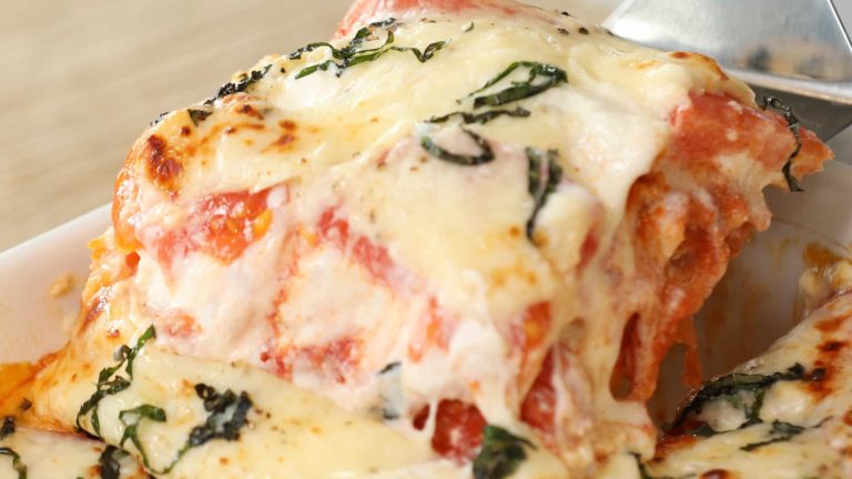 Easy Three Cheese Lasagna | Savor Recipes