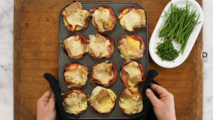 Cheese, Ham and Egg Cups