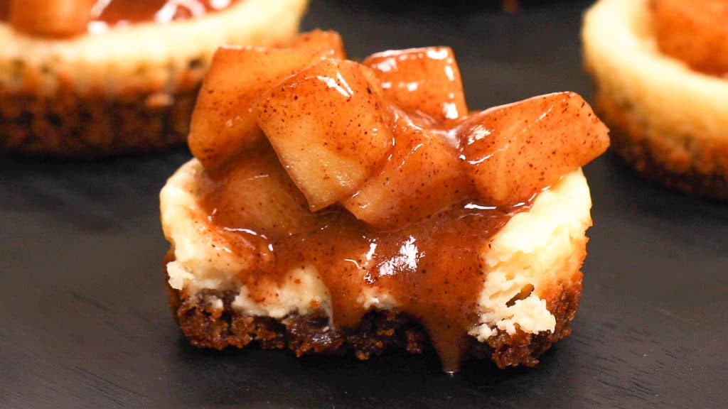 Spiced Apple Cheesecake Bites Savor Recipes