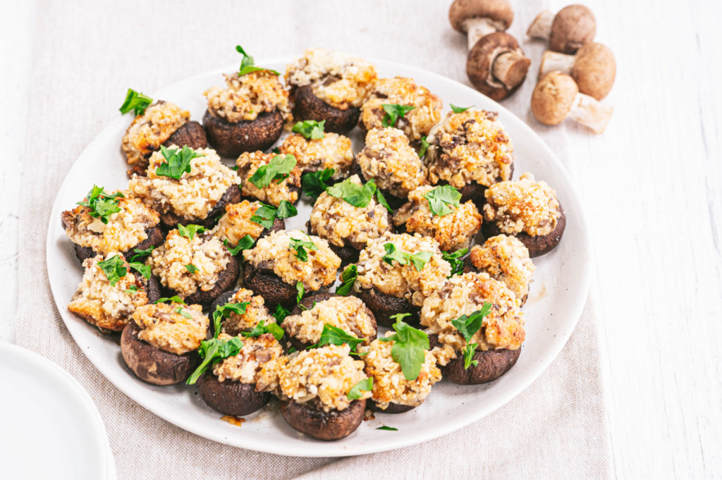 Cheese Stuffed Mushrooms | Savor Recipes