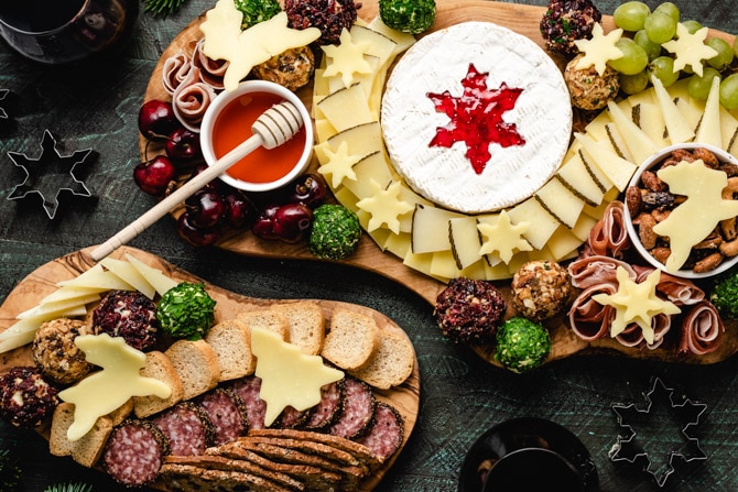 holiday cheese boards