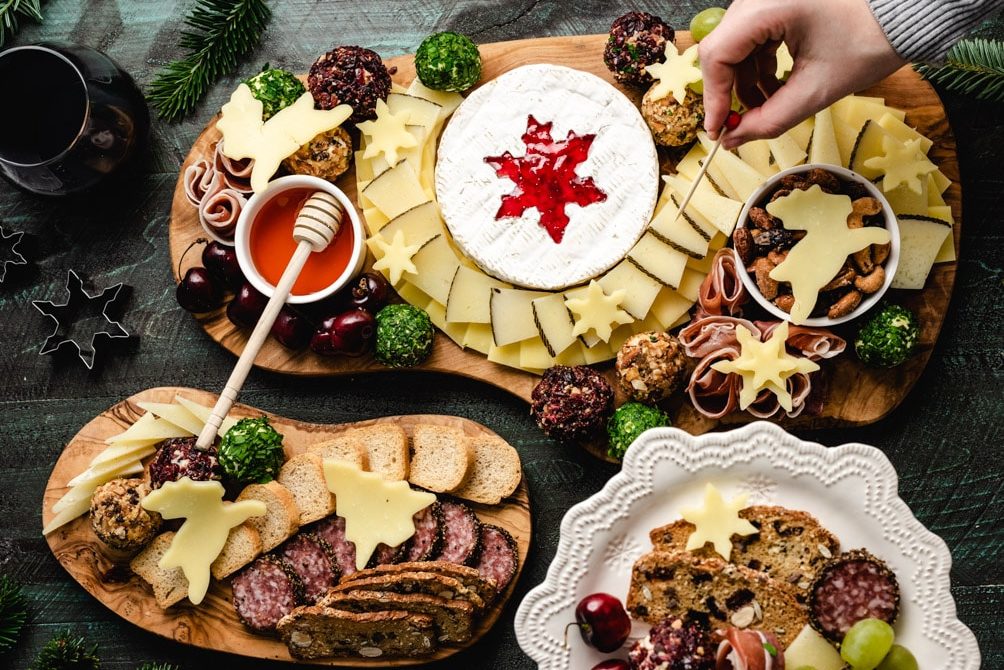 our full holiday charcuterie spread