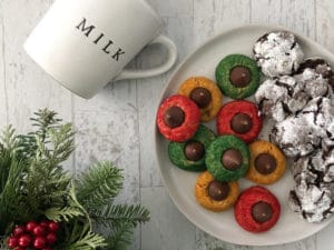 milk mug and a side of cookies