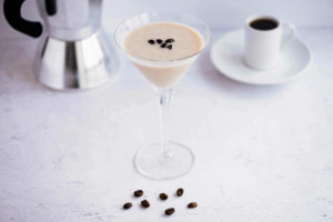 Frothed Vanilla Latte Martini